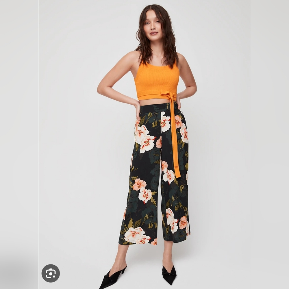 Aritzia Wilfred Faun Cropped Pants